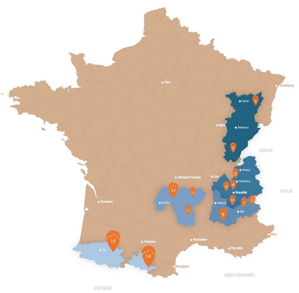 carte france destination HR