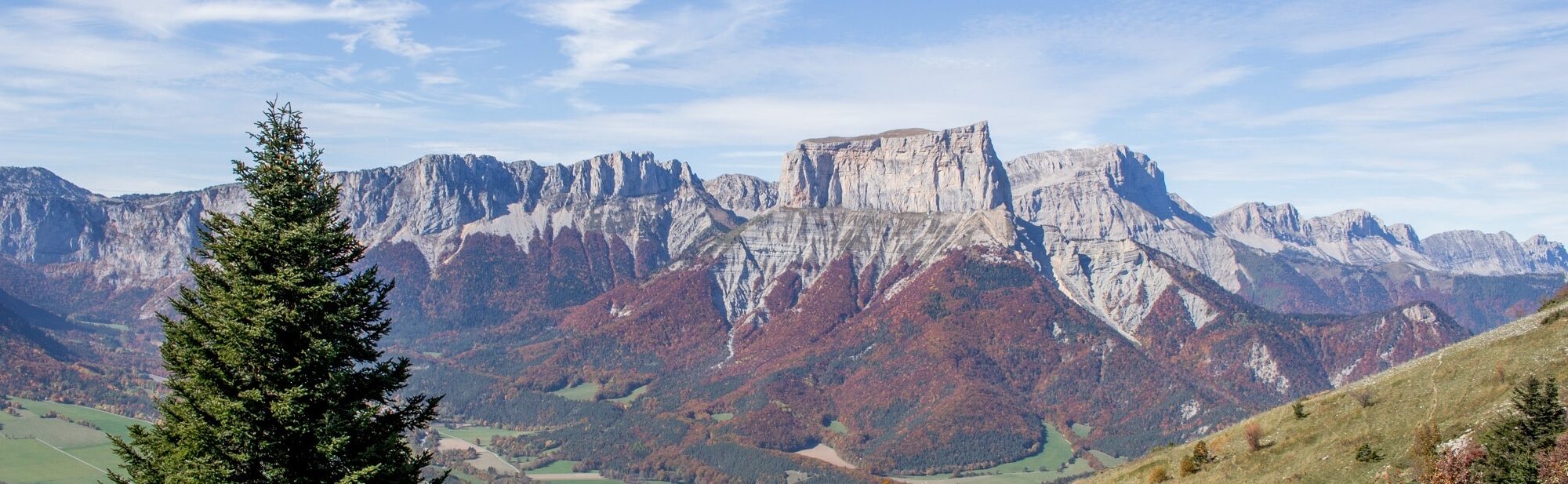 vue mont aiguille depuis le trieves